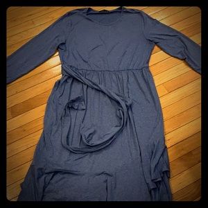 Average blue long sleeved dress. XL